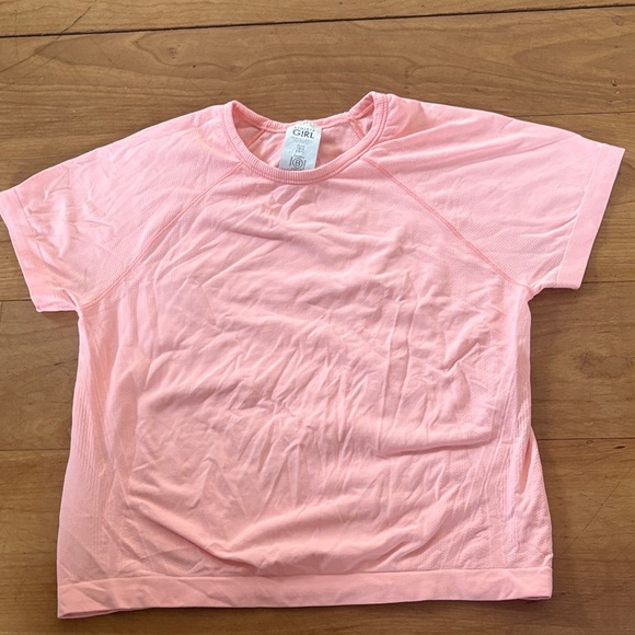Athleta Other - Athleta Girl Peach Crew Neck Tee